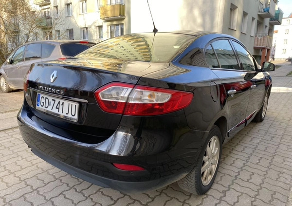 Renault Fluence cena 15500 przebieg: 226595, rok produkcji 2010 z Gdańsk małe 56